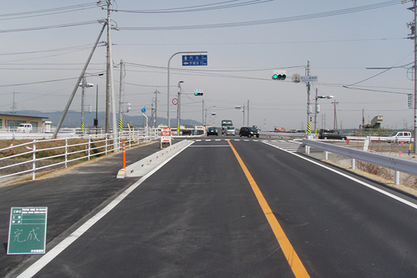 主要地方道桑名大安線 道路改良工事(中上交差点)(発注者:三重県)