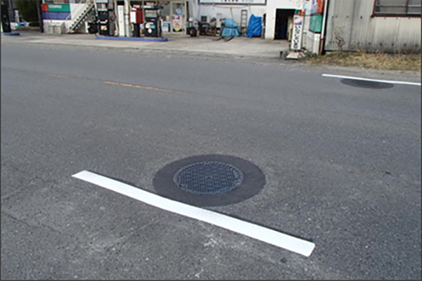 いなべ市北勢町阿下喜地内 人孔蓋取替工事